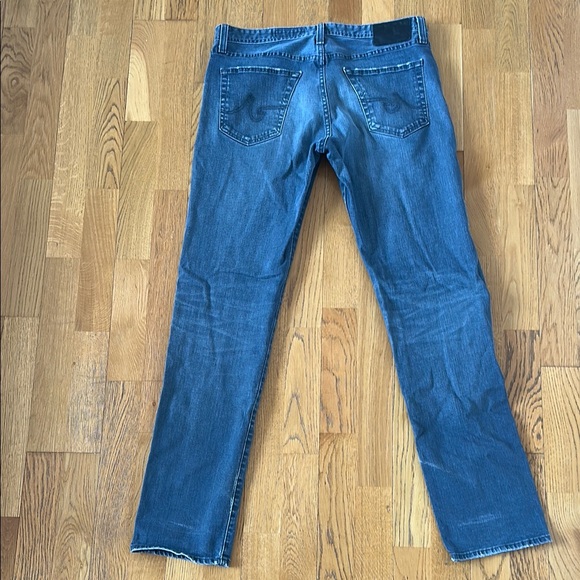 AG Adriano Goldschmied Blue Denim Jeans 33 – Classic Straight Leg Casual - Picture 5 of 11